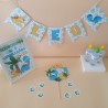 Banderín de Papel Personalizado Dinosaurios | Decoración Cumpleaños