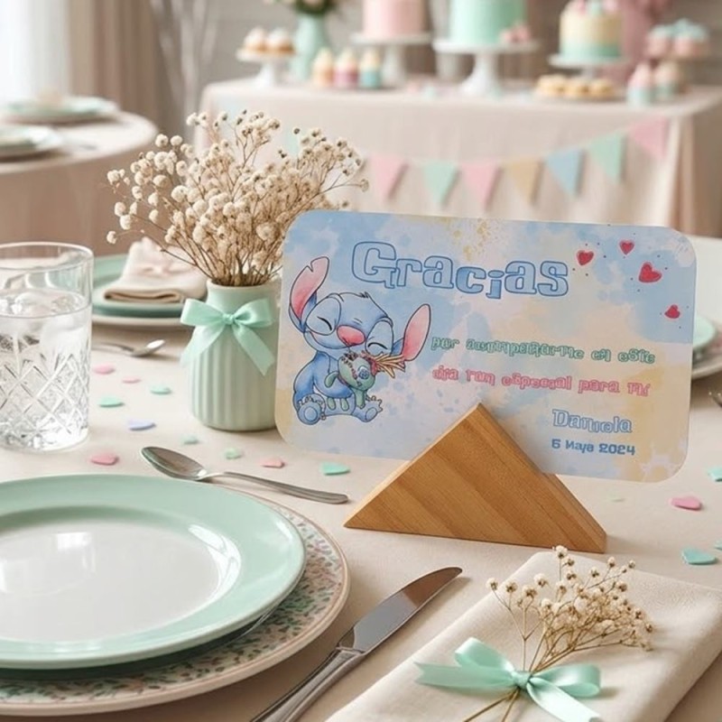 Tarjeta de Agradecimiento Personalizada | Diseño Limpio y Cuqui