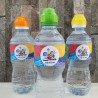 Etiqueta Personalizada para Botella de Agua | Temática Del Revés