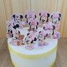 Cake Topper Personalizado Minnie Mouse | Decoración Elegante para Tartas