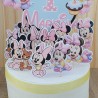 Cake Topper Personalizado Minnie Mouse | Decoración Elegante para Tartas