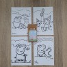 Pack Creativo Peppa Pig | Láminas para Colorear y Lápices