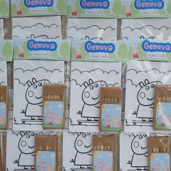 Pack Creativo Peppa Pig | Láminas para Colorear y Lápices