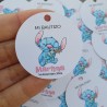 Etiquetas y Pegatinas Stitch y Scrump | Detalles Disney Personalizados