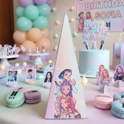 Caja Pirámide para Chuches K-pop Huntrix | Detalles de Cumpleaños