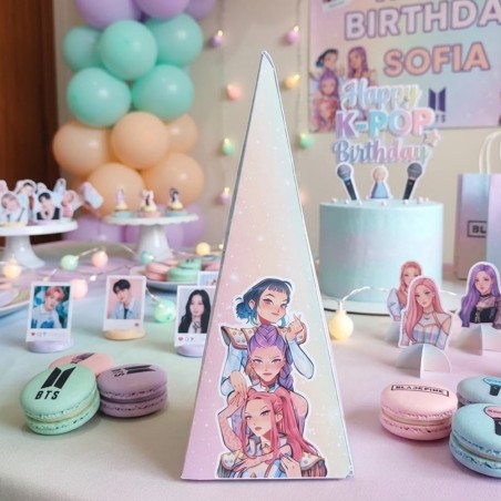 Caja Pirámide para Chuches K-pop Huntrix | Detalles de Cumpleaños