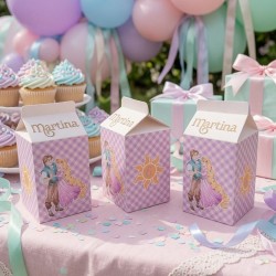 Caja Lechera Rapunzel Disney | Envoltorios para Chuches y Regalos
