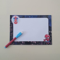 Pizarra Blanca con Rotulador Spiderman Marvel | Juguetes Infantiles