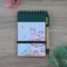 Cuaderno A6 con Bolígrafo Hada del Bosque | Papelería Bonita