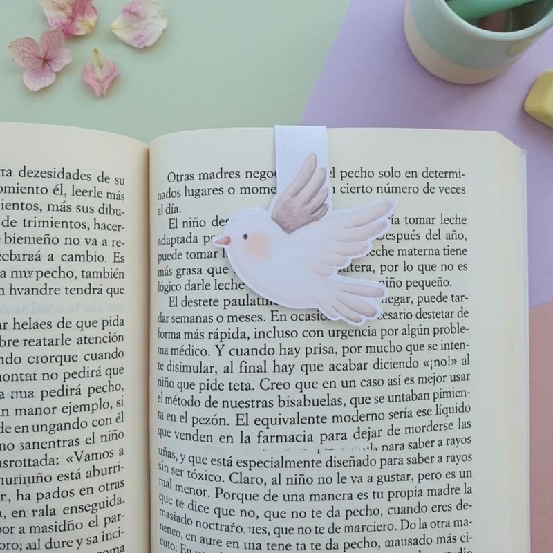 Marcapáginas Imantado Paloma | Puntos de Libro de Animales
