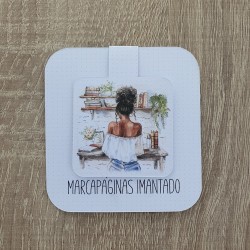 Marcapáginas Imantado Chica Rizada | Puntos de Libro Originales