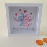 Hucha de Madera Blanca Stitch y Ángel Disney | Regalos Originales