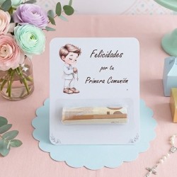 Tarjeta Regalo con Blíster para Dinero Niño Comunión | Detalles Originales