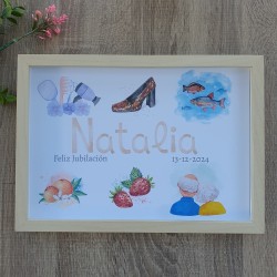 Lámina Profesional Personalizada | El Regalo Ideal para Jubilación