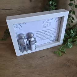 Cuadro Personalizado Figuras Playmobil Bodas de Plata | Regalos Originales