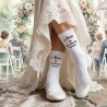 Calcetines Blancos Corona Princesa Super Mario | Regalos de Boda Originales