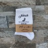 Calcetines Blancos Tacón Damas de Honor y Amigas | Regalos de Boda