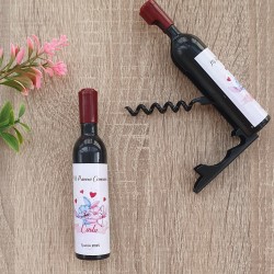 Sacacorchos Botella Vino Stitch y Ángel Disney | Detalles de Boda y Eventos
