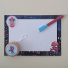 Pack Regalo Divertido Spiderman | Pizarra A5, Rotulador y Yoyó