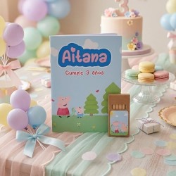 Libro Colorear A5 Peppa Pig con Lápices | Detalles Infantiles