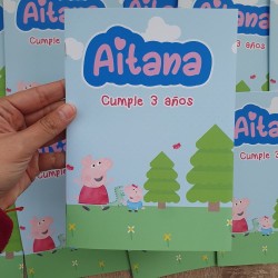 Libro Colorear A5 Peppa Pig con Lápices | Detalles Infantiles