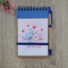Cuaderno A6 con Bolígrafo Stitch y Ángel Disney | Papelería Creativa