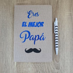 Cuaderno Personalizado Eres el Mejor Papá | Regalos para Padres