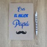 Cuaderno Personalizado Eres el Mejor Papá | Regalos para Padres