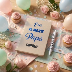 Cuaderno Personalizado Eres el Mejor Papá | Regalos para Padres