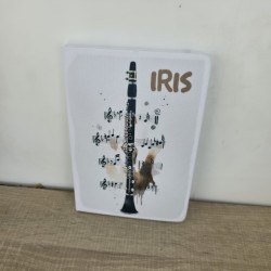 Cuaderno Blanco Clarinete Personalizado | Regalos de Música