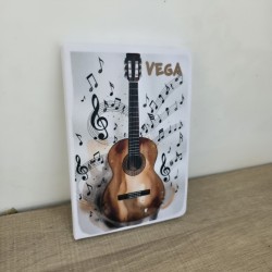 Cuaderno Blanco Guitarra Española Personalizado | Regalos de Música