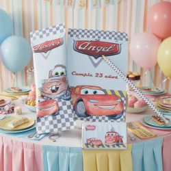 Pack Regalo Divertido Cars Disney | Cuaderno, Lápiz y Dulces