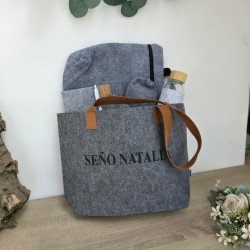 Set Profesora Fieltro Personalizado | Regalos Fin de Curso Profesores