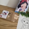 Pack Regalo Divertido Blancanieves | Lámina, Colores y Gusanitos