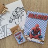 Libro Colorear A5 Spiderman con Lápices | Detalles para Eventos