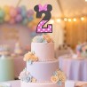 MiniCake Topper Número Minnie Mouse | Decoración Tartas Infantiles