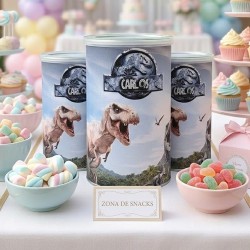 Pringles Personalizadas Parque Jurásico 40g | Detalles de Cumpleaños