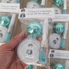Pack Comunión Niño Personalizado: Espejo + Bálsamo Bola + Bolígrafo Purpurina