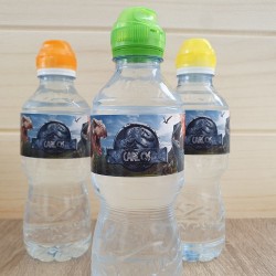 Etiqueta Botella de Agua Parque Jurásico | Papelería para Cumpleaños