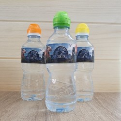 Etiqueta Botella de Agua Parque Jurásico | Papelería para Cumpleaños