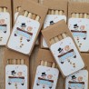 Caja Lápices de Madera Recién Casados | Detalles de Boda Personalizados