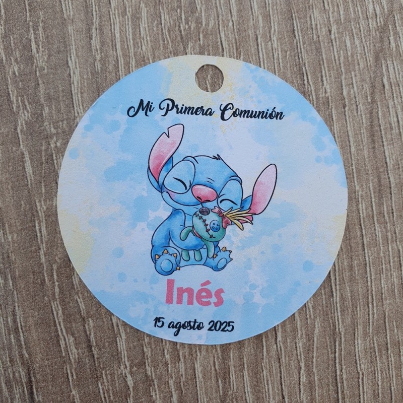 Etiquetas y Pegatinas Stitch y Scrump | Detalles Disney Personalizados