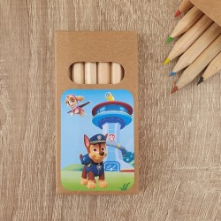 Caja Lápices de Madera Patrulla Canina | Detalles para Cumpleaños