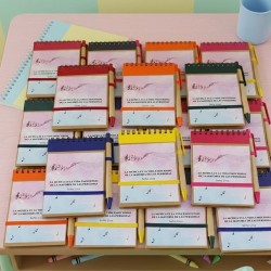 Cuaderno A6 con Bolígrafo Notas Musicales | Regalos Personalizados