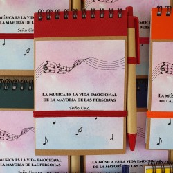 copy of copy of copy of copy of copy of copy of Cuaderno A6 con boligrafo Primavera