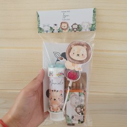 Regalo artesanal para niños con temática de la selva