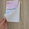 Cuaderno A5 Kraft con Lápiz Notas Musicales | Detalles Personalizados