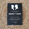 Invitación de Boda Star Wars Personalizada | Papelería Elegante
