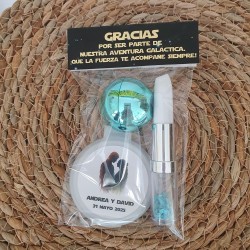 Pack Regalo Star Wars Espejo, Bálsamo y Bolígrafo | Detalles Eventos