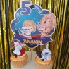 Cake Topper Sencillo Star Wars | Decoración de Tartas Limpia y Galáctica